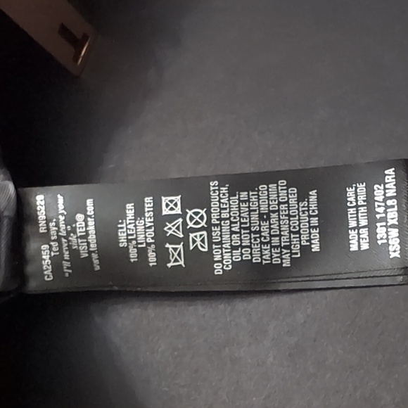 Ted Baker Nara Woman's Black Leather Crosshatch Crossbody/Clutch Bag. - Picture 8 of 11